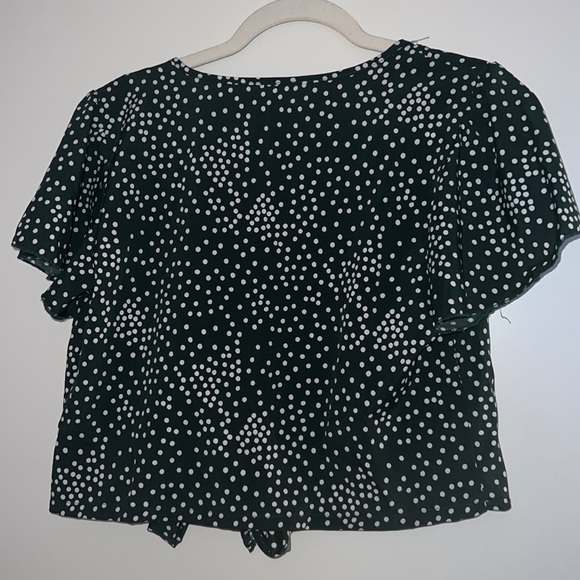 Cropped Tie Tee - Picture 2 of 3